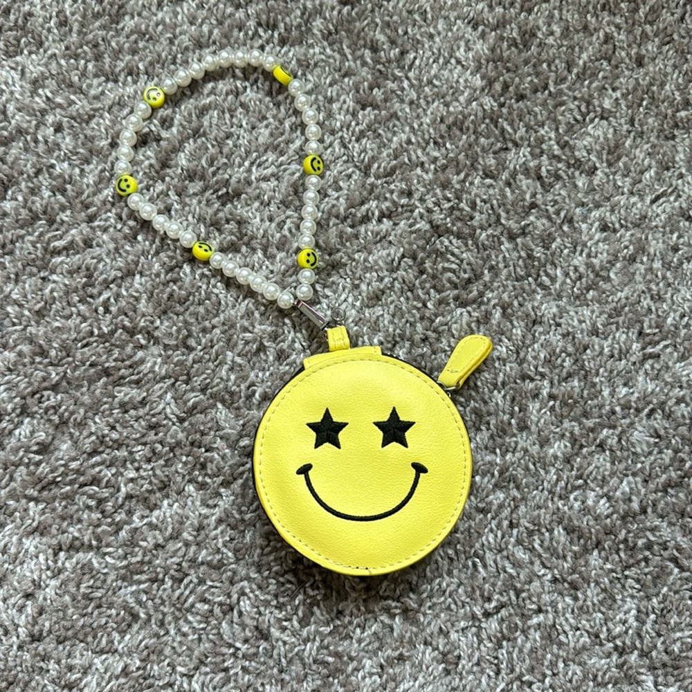 Skinny dip rare mini smiley face wallet/wristlet 🤩